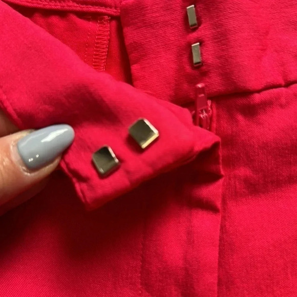 Express brand stretch hot pink Capri pants size 11/12 - Picture 5 of 7